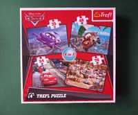 Puzzle Cars 2 / Puzzle Auta 2  firmy Trefl  4 w 1  wiek 4+