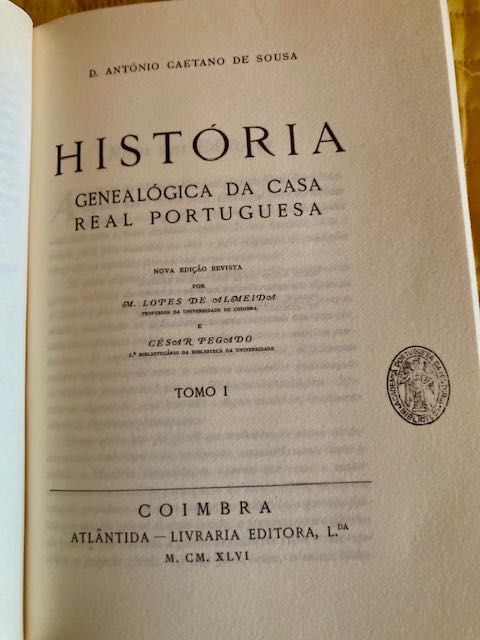 História Genealógica da Casa Real Portuguesa