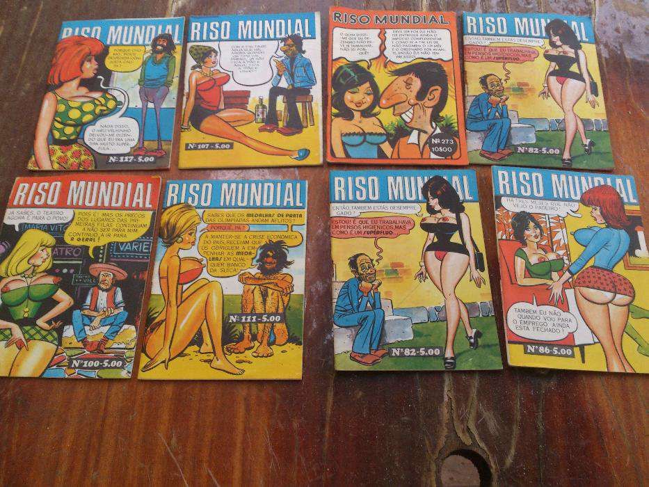 Vintage /16 Revistas / Riso Mundial / Anos 1974 / 76 + 2 / Diferentes