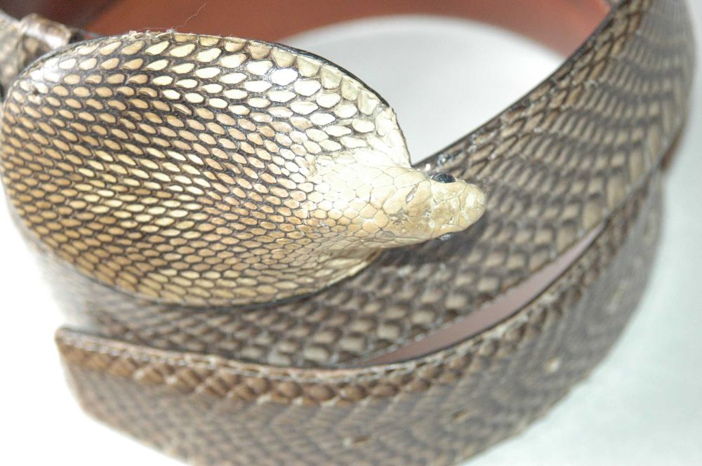 Cinto  Mexicano pele de cobra