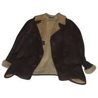 P/ Homem: "Car coat"/Sobretudo Sheepskin Shearling. Tamanho M/L