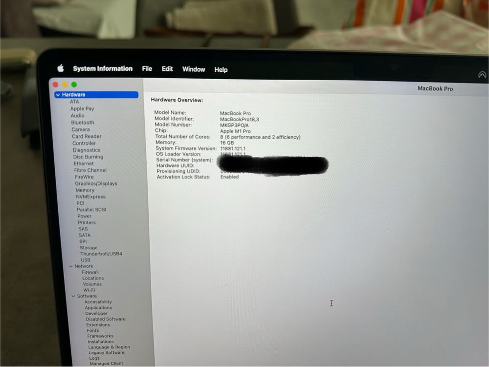 MacBook Pro 14" M1 Pro - 16GB RAM - SSD 512GB - Estado Excelente