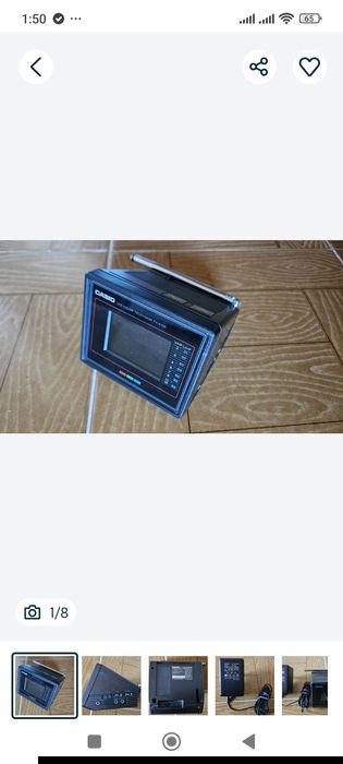 Mini tv casio bom estado
