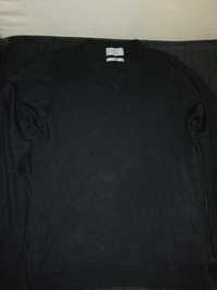 sweter cienki czarny M&S collection regular fit rozmiar S