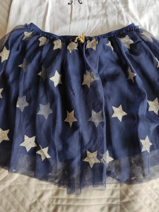 Komplet świąteczny spódniczka, bluzka r. 128cm