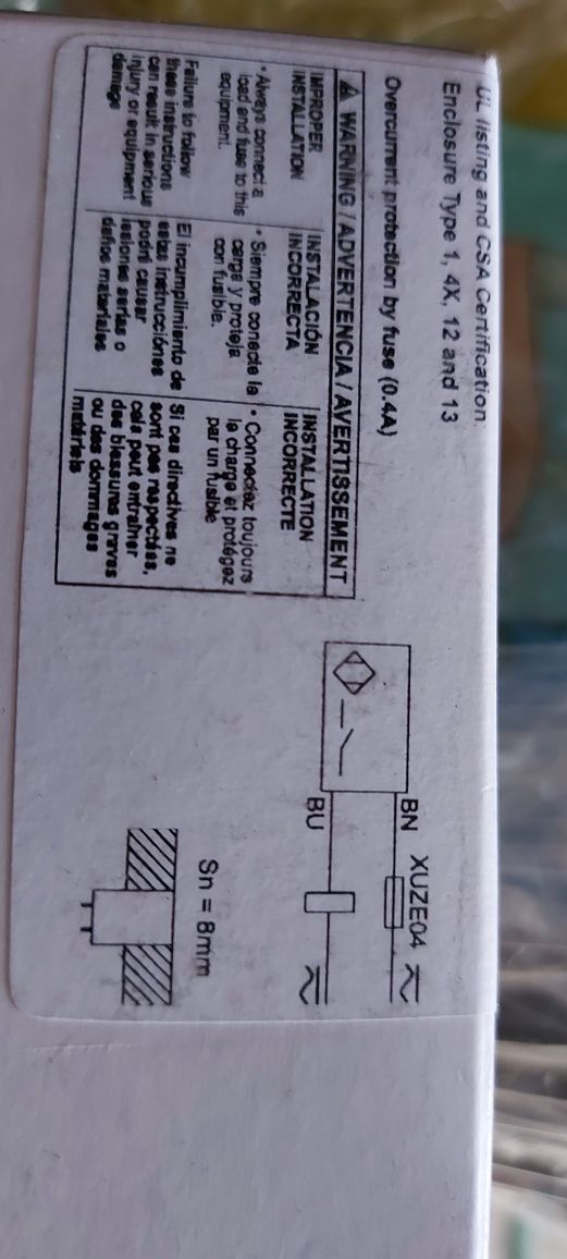 Індуктивний датчик XS618B1MAL2 Telemecanique