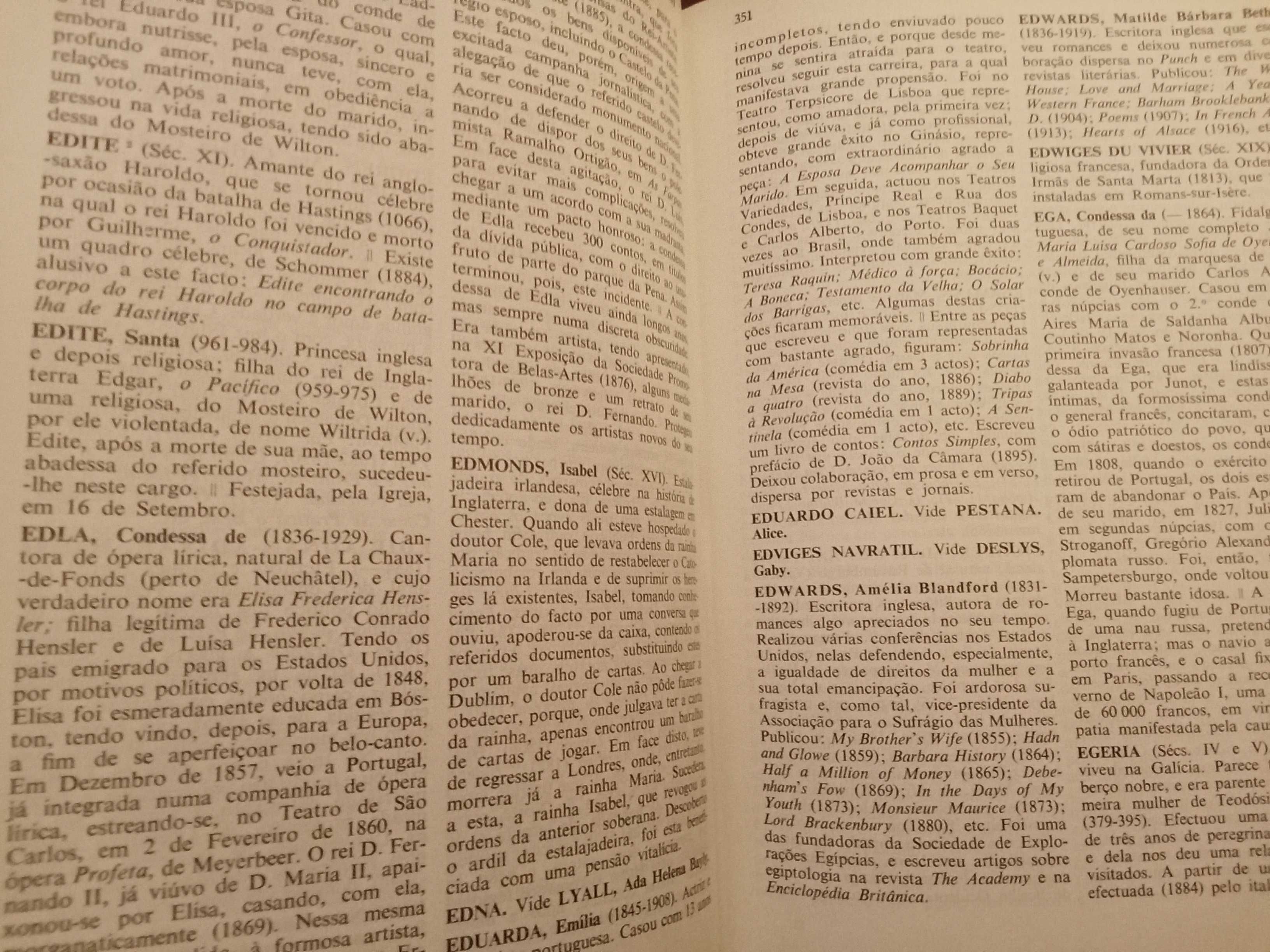 Américo Lopes de Oliveira - Dicionário de mulheres célebres