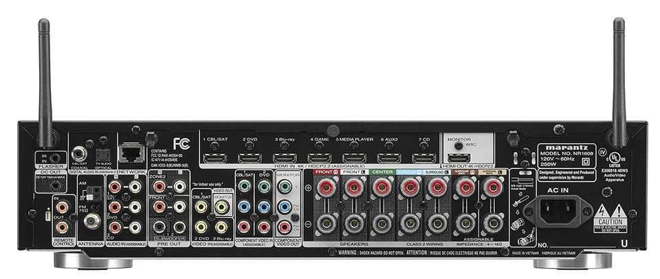 Marantz NR1608, amplituner kina domowego ze Spotify