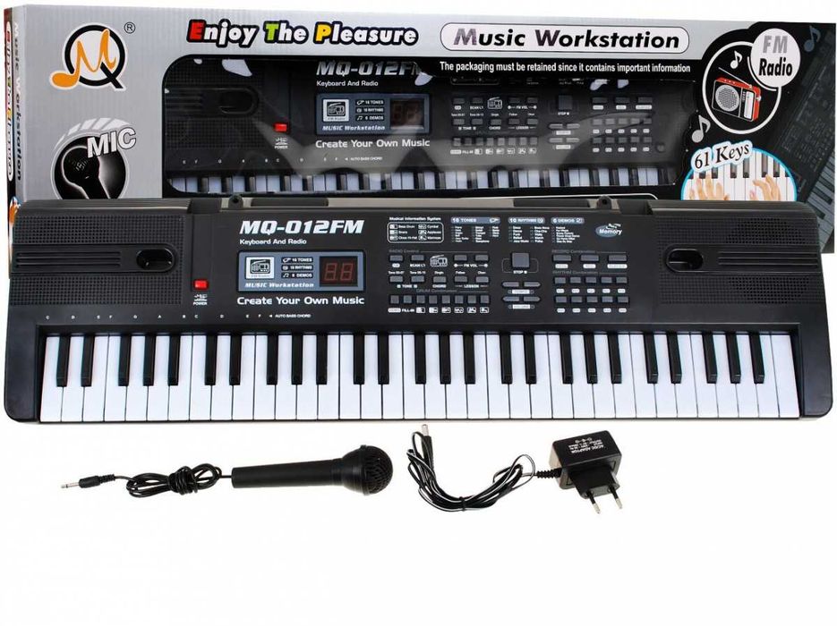Keyboard- Syntezator- Organy z Radiem FM I mikrofonem