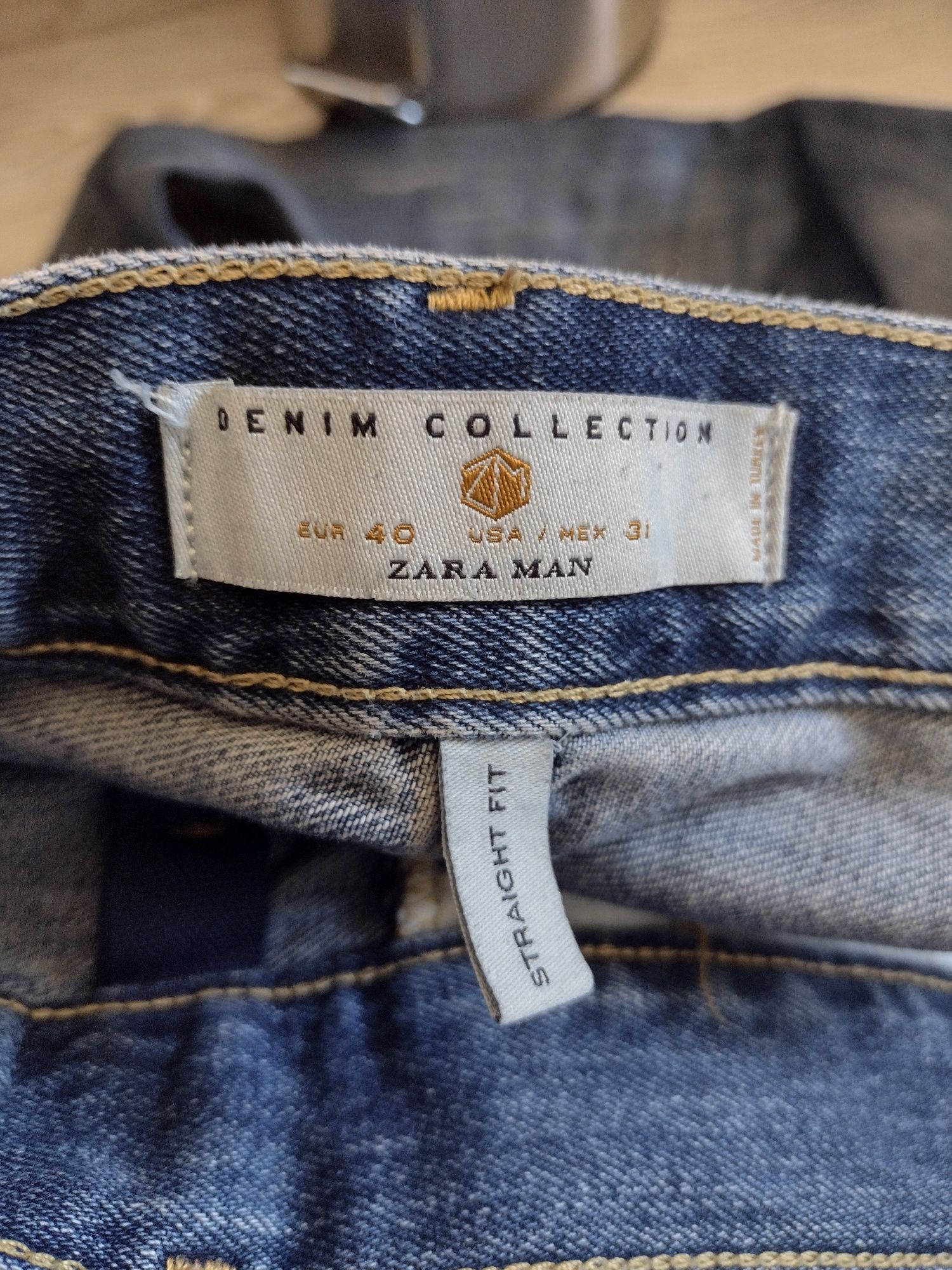 Nowe męskie spodnie rurki z dziurami Zara vintage 31 m