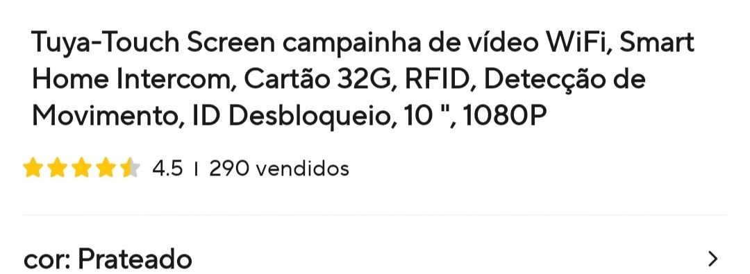 Videoporteiro WiFi