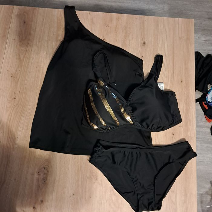 38 80E Nowy strój kąpielowy 3-częściowy bonprix z tankini