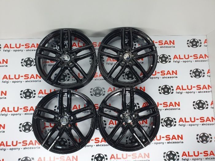 NOWE alufelgi SKODA 17" 5x100 Fabia Kamiq Octavia Rapid Scala Roomster