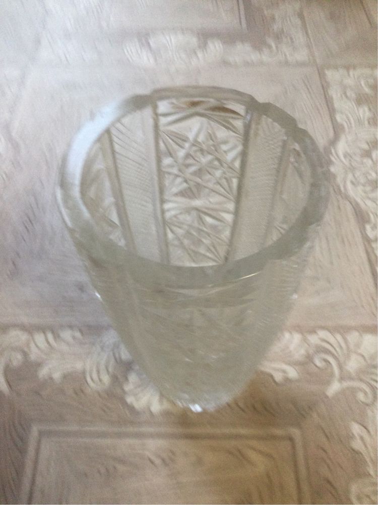 Хрустальная ваза,  чешский хрусталь