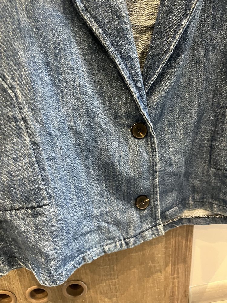 Żakiet jeans duży rozmiar