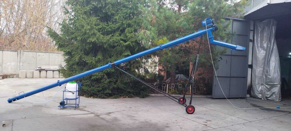 Шнековый навантажувач 159 мм*4 м,б/дв, шнек, шнековий погрузчик зерна