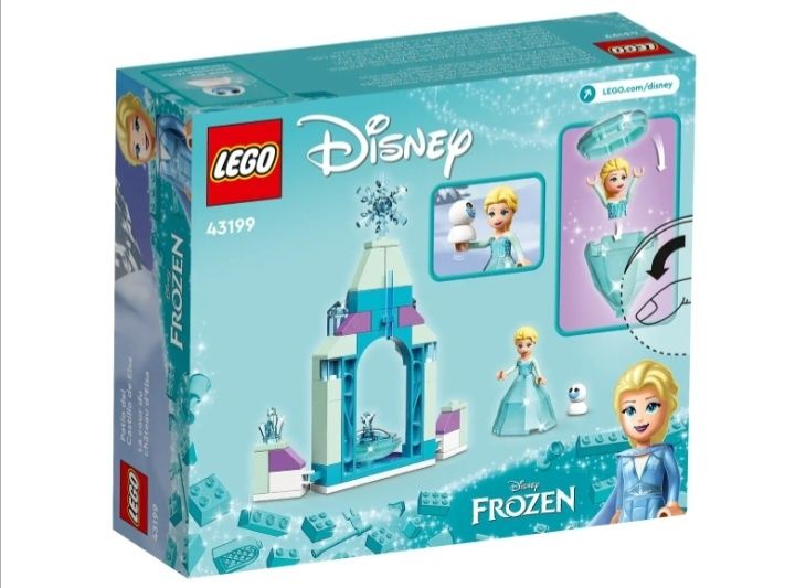 LEGO 43199 Disney Dziedziniec Zamku Księżniczki Elzy z Lodowej Krainy