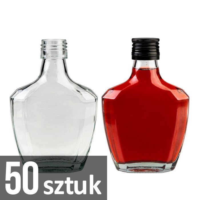 50x butelka HERKULES 200 ml whisky koniak nalewki z zakrętką