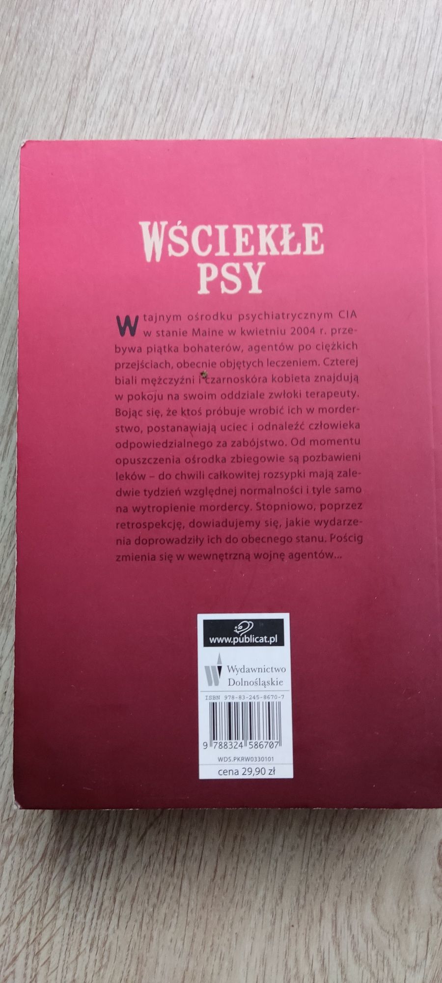 Książka,,Wściekłe psy"James Grady
