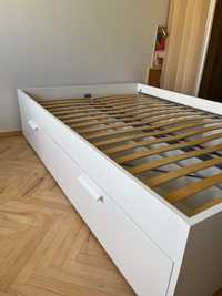 Łóżko BRIMNES z szufladami 140x200