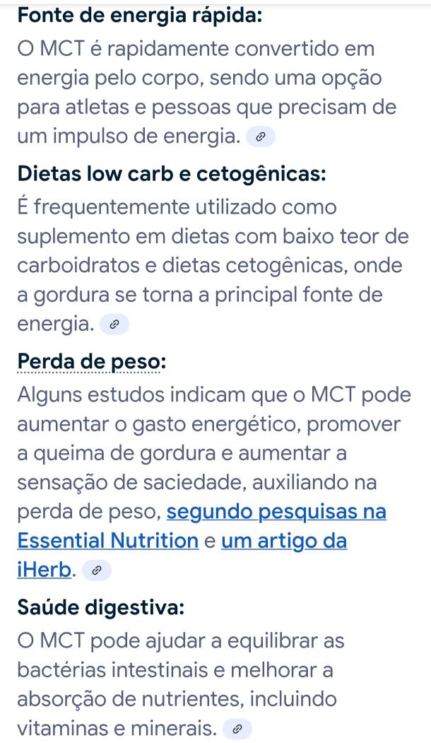 MCT/ Óleo de coco
