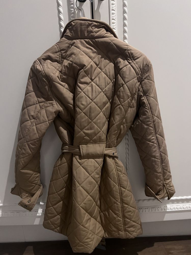 Pikowana kurtka plaszcz damski Ralph Lauren M
