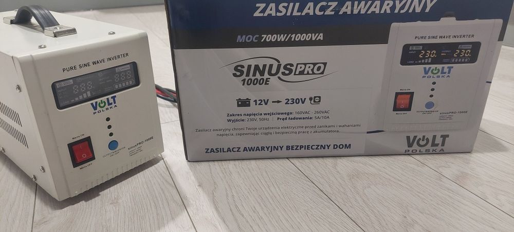 Zasilacz awaryjny pieca, UPS, 1000w sinus, stała faza