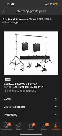 Statyw do tła fotograficznego