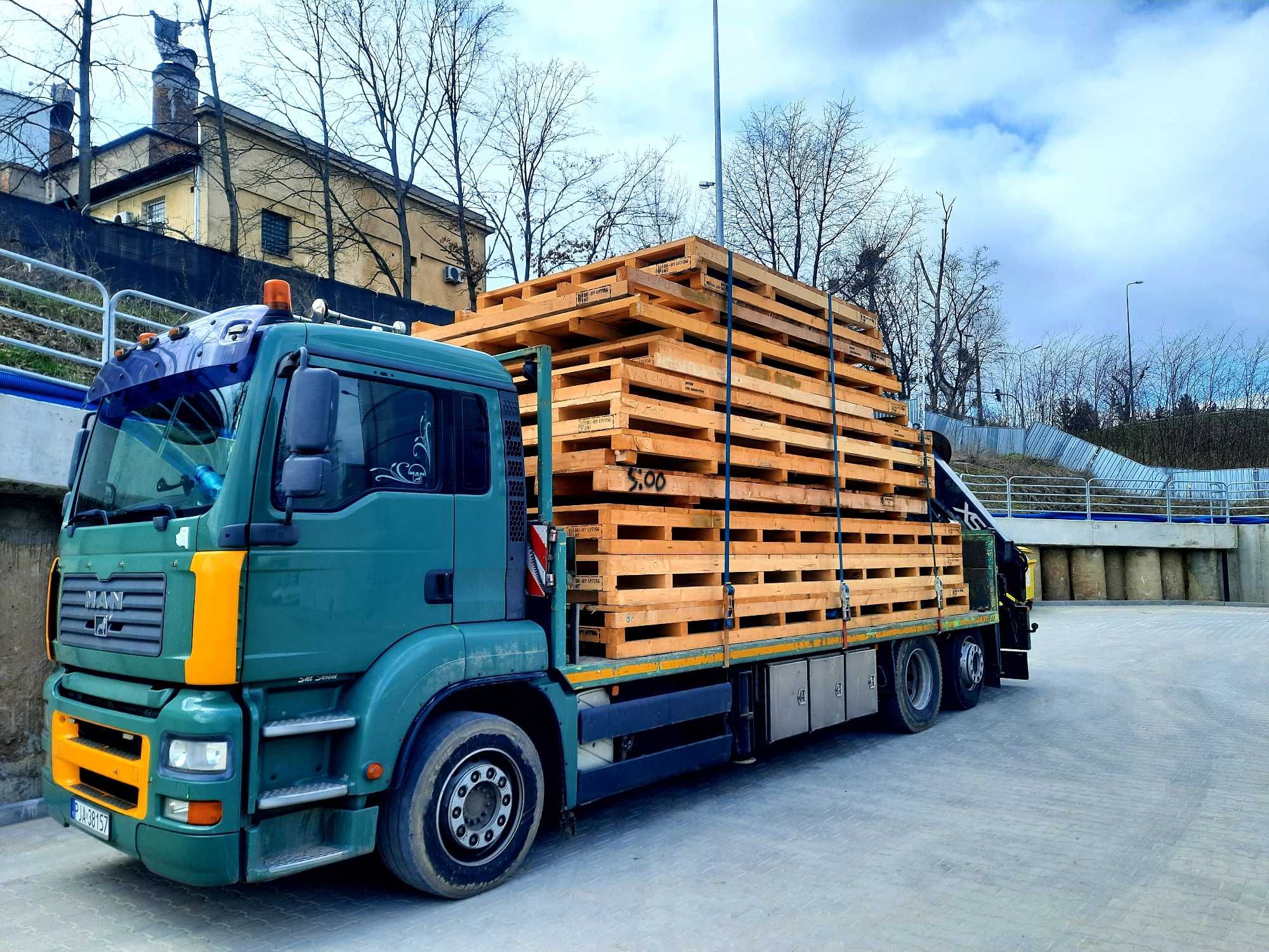 Transport Usługi HDS Usługi Dźwigowe transport kontenerów maszyn palet