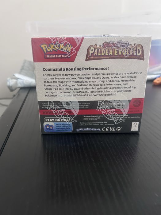 Paldea Evolved Booster box - Selado em inglês