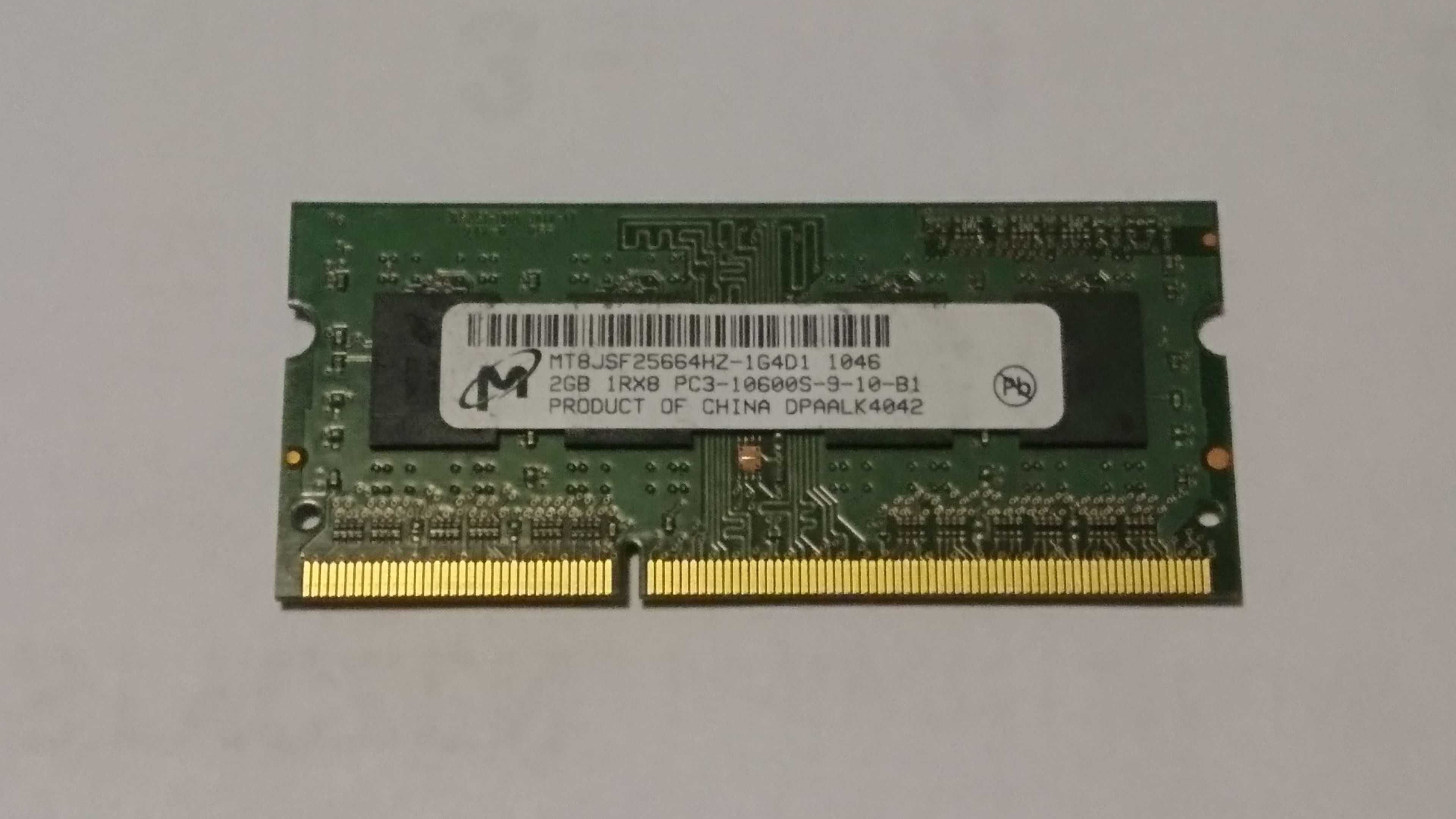 DDR3  2GB  Crucial Technology CT25664BC1339.8FR