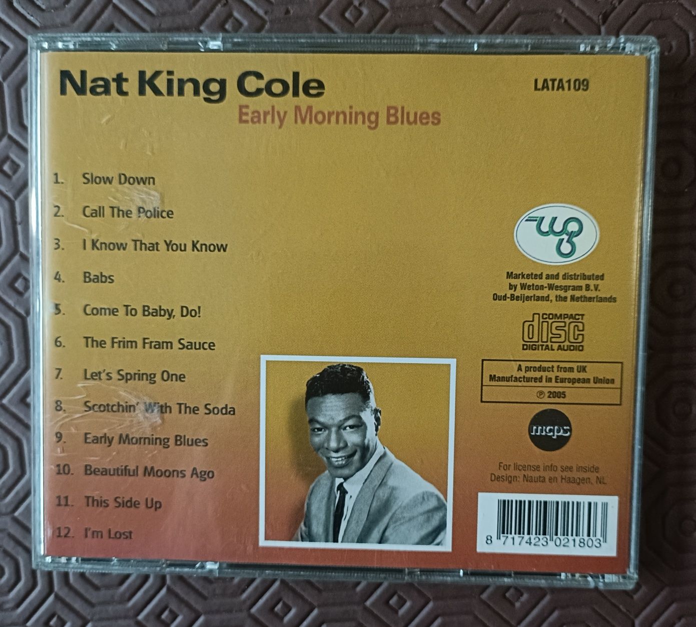 NAT KING COLE cd Early Morning Blues