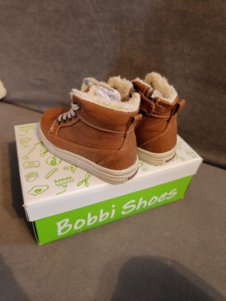 Buty zimowe buty ocieplane bobbi shoes rozmiar 23 nowe