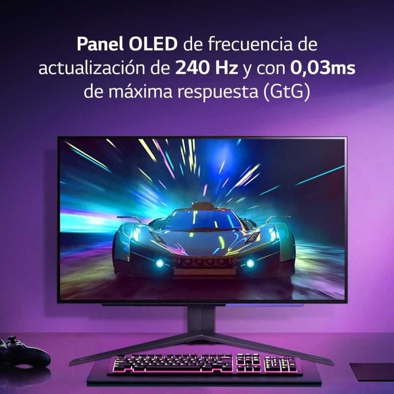 ISG LG 27GR95QE-B 26.5" OLED QHD 240Hz G-Sync/FreeSync Premium