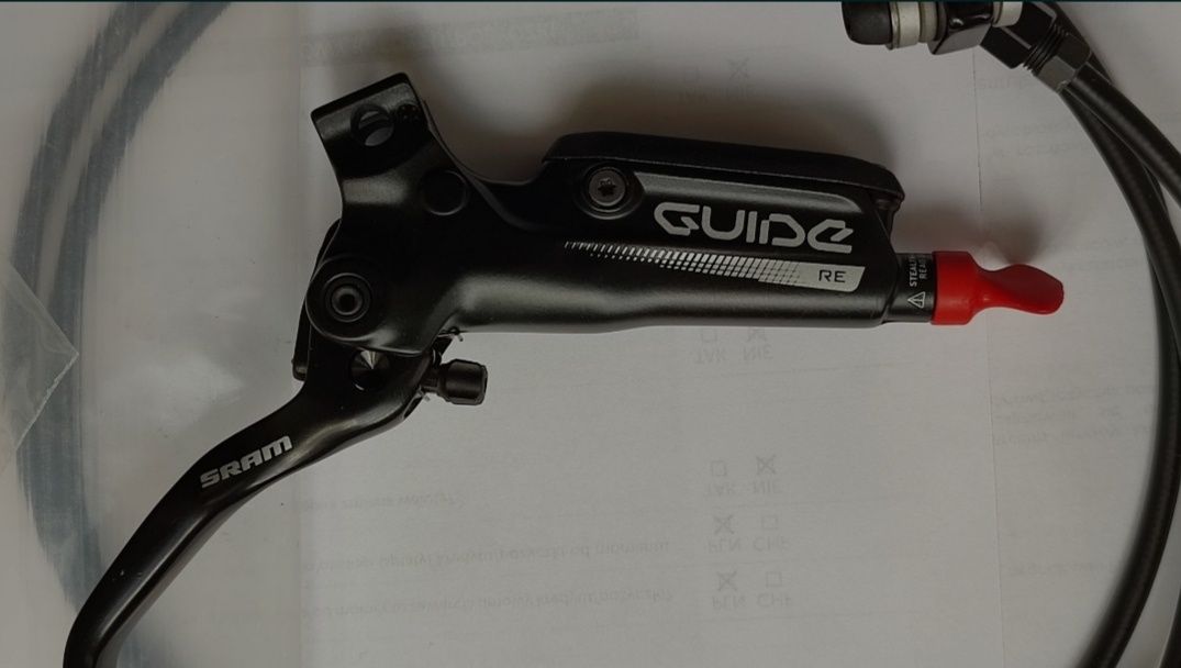 Hamulce Sram Guide RE komplet tył plus przód