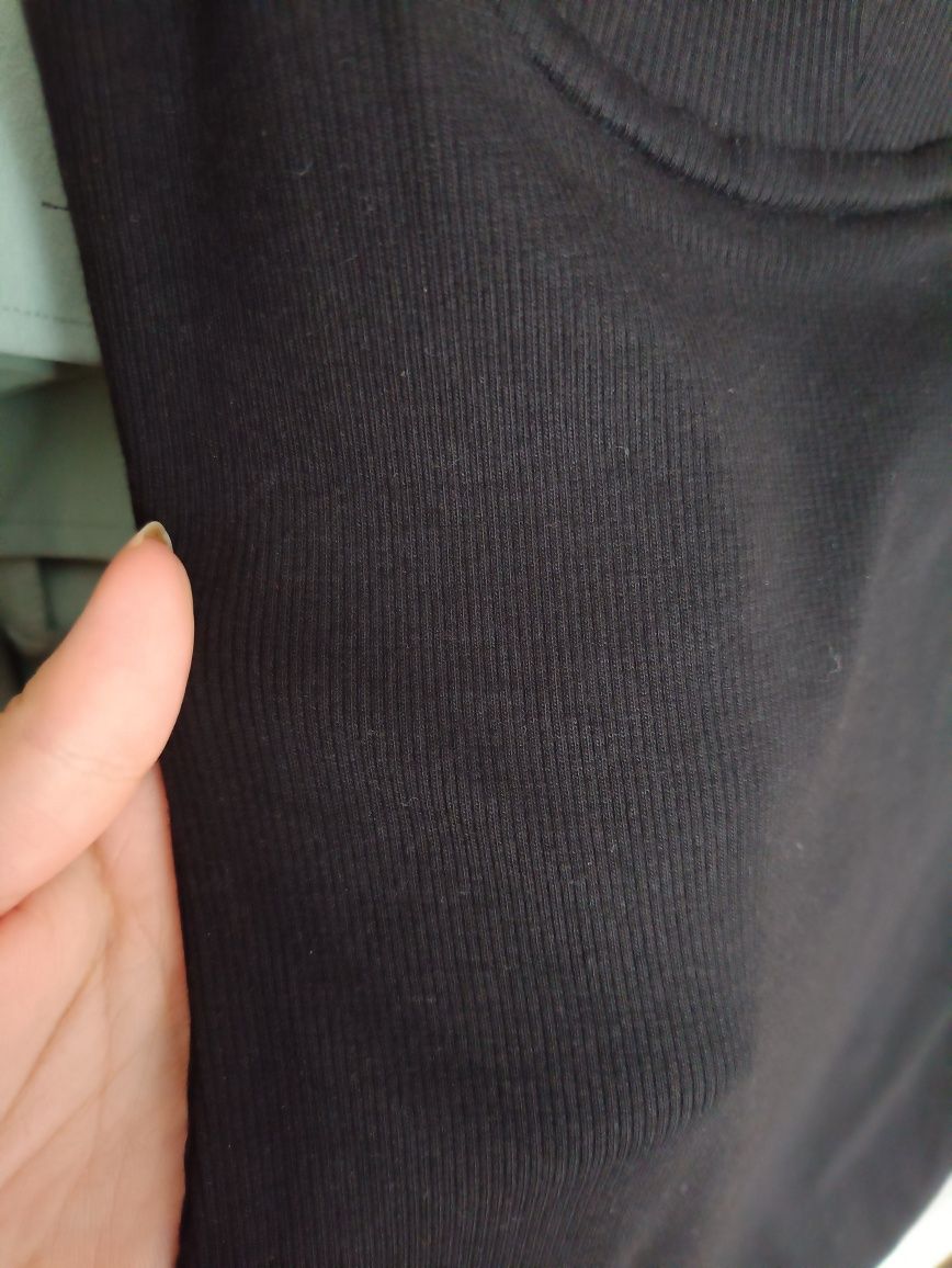 Mohito 38 40 M L czarna sukienka prążek bez rękawów