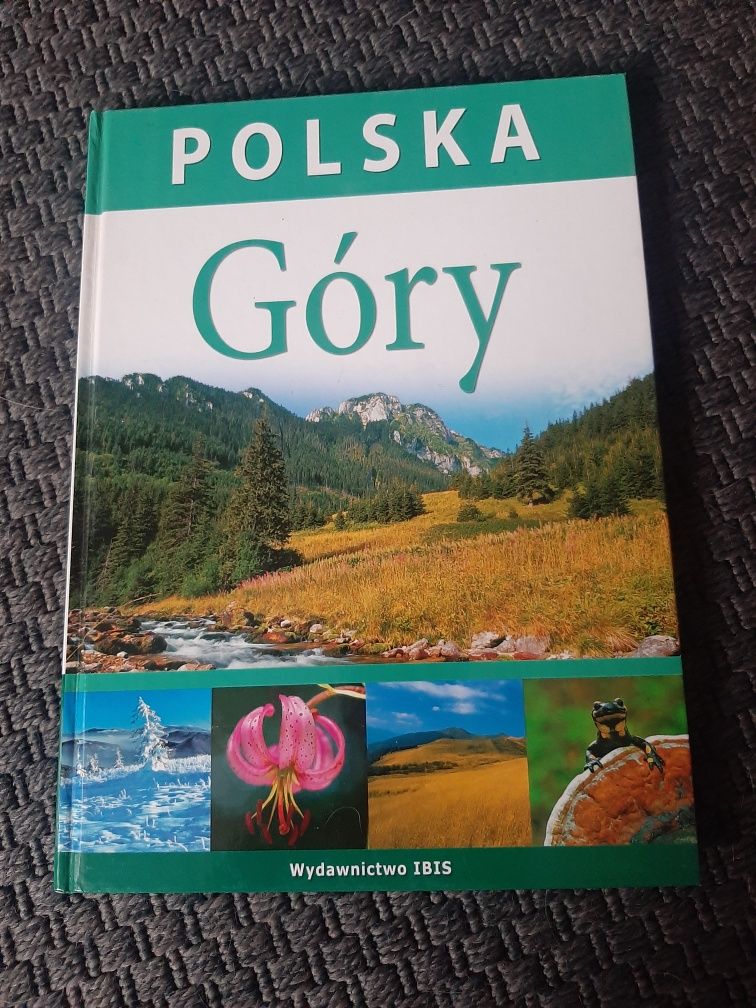 Album Góry Polskie, Polska, książka o górach np. dla dzieci, atlas