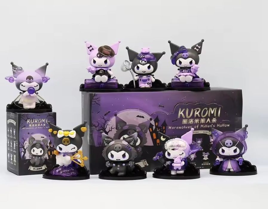Фігурка- сюрприз Sanrio Kuromi Werewolf kill, Куроми фигурка