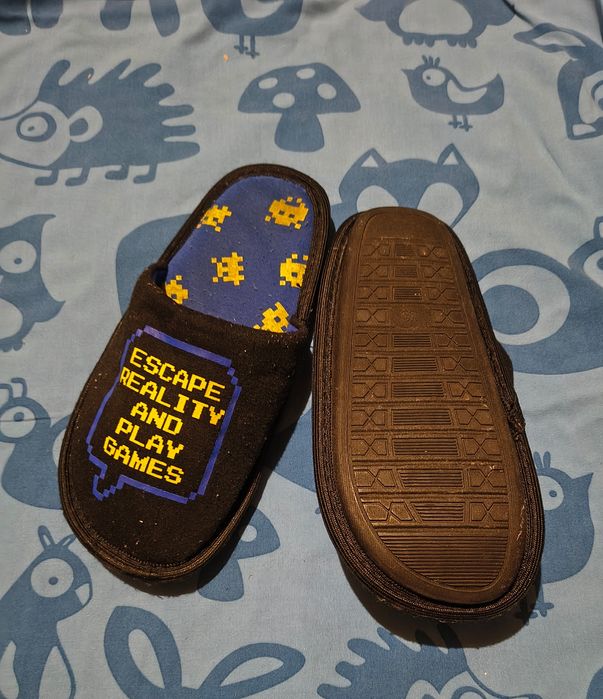 Kapcie chłopięce, family slippers, papucie Game roz. 35