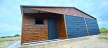Garaż Blaszany Drewnopodobny 9x6 hala wiata 8x6 7x7 6x6 10x6 10x7 4x6