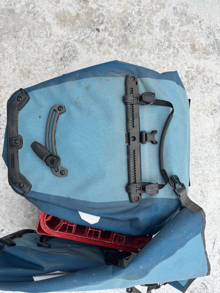 Гермосумка велосипедная Ortlieb Back-Roller Plus dusk blue-denim, 20 л