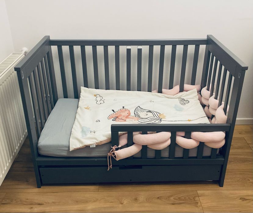 Łóżeczko z materacem Rucken