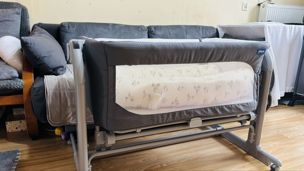 Łóżeczko Chicco Next2Me Magic Evo grey
