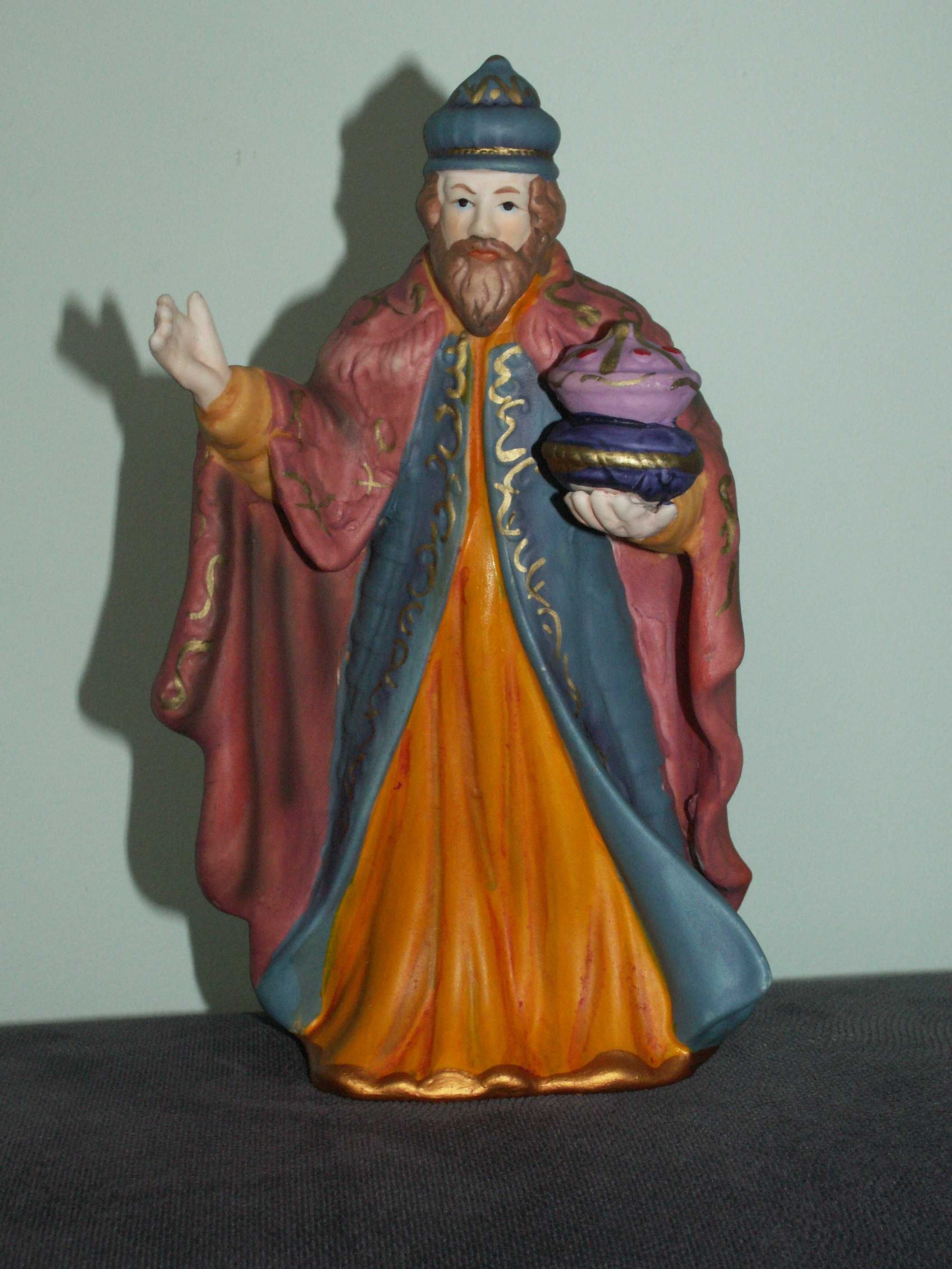 Król do Szopki Bożonarodzeniowej - Stajenki do figur 19 cm  z ceramiki