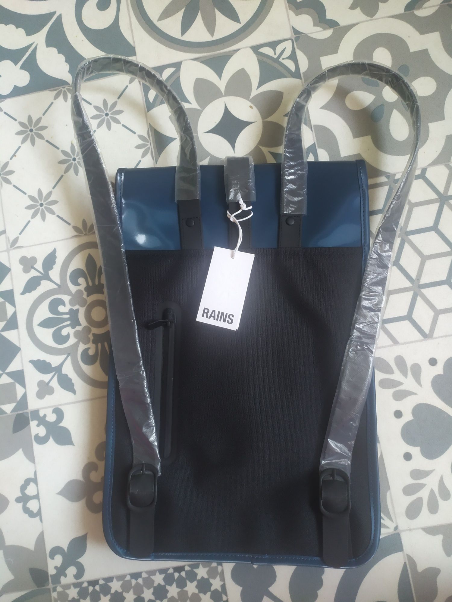 Plecak miejski Rains Backpack Mini W3 Sonic nowy granatowy
