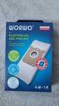 Worki do odkurzacza 6 szt. Electrolux, AEG, Philips : WOROWO ELMB01