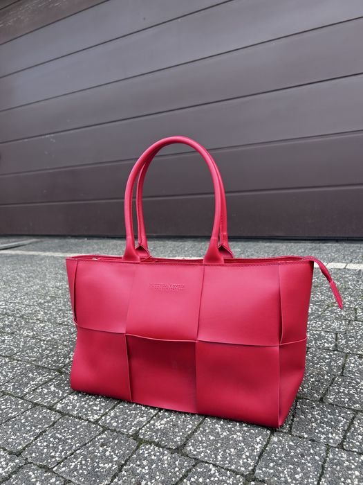 Torebka damska czerwona Bottega Veneta