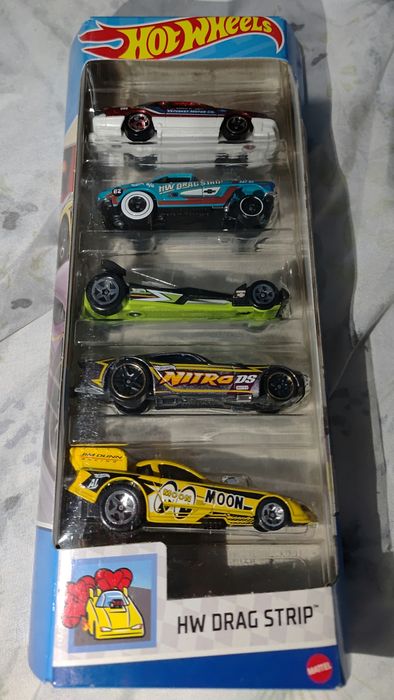 Pack de 5 hot wheels