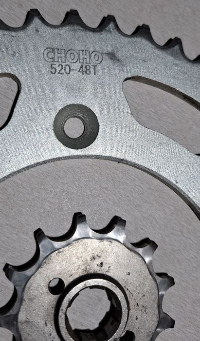 Для мотоцикла Kovi Max зірка задня 48 +звезда передня під ланцюг 520