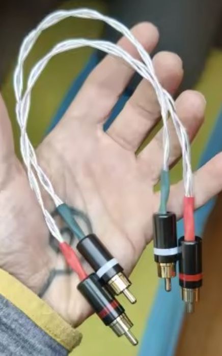 Xangsane 6N ОСС посріблений HiFi rcа кабель аудіокабель